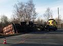 LKW verliert Container Koeln Niehler Ei P046